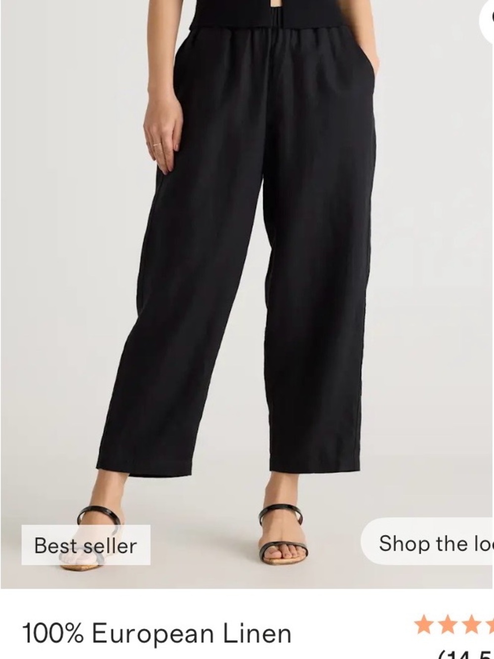 Quince European linen pants